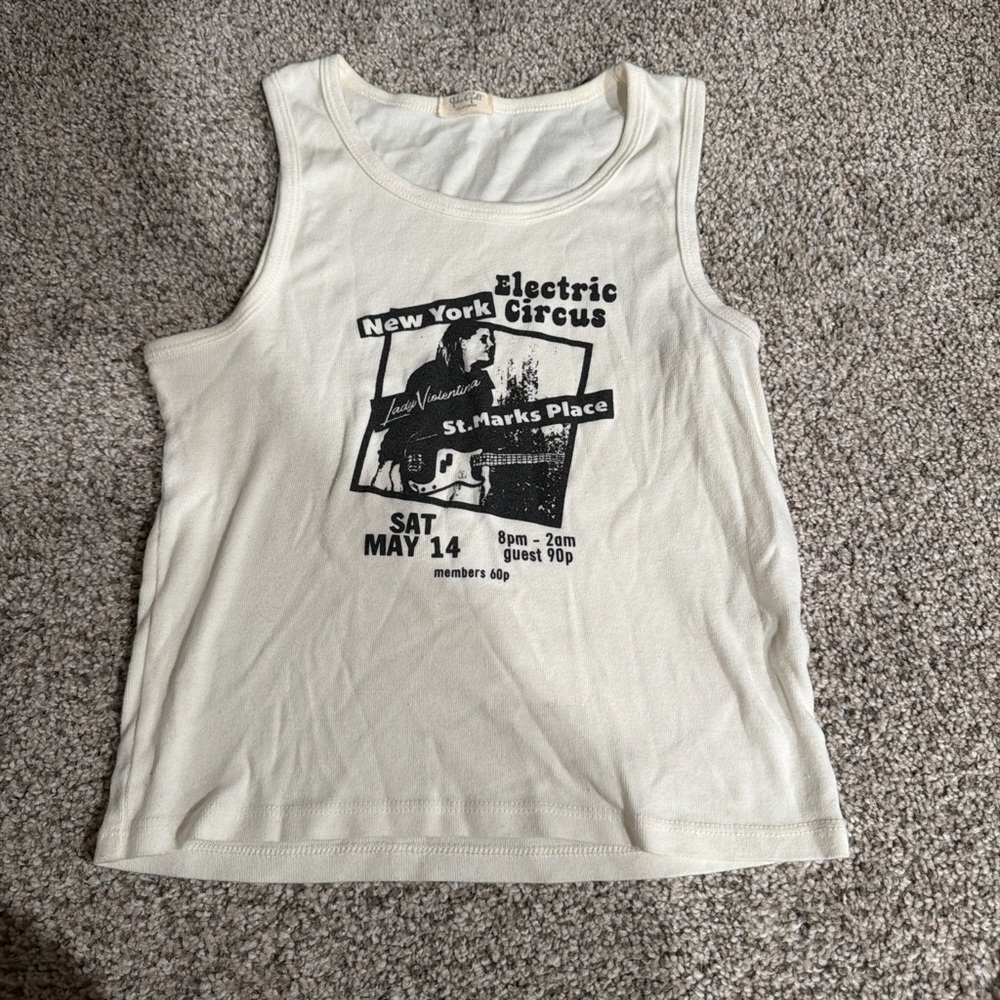 Vintage Brandy Graphic Tank Top